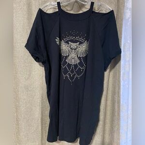 Torrid Black Top with Gold Accents